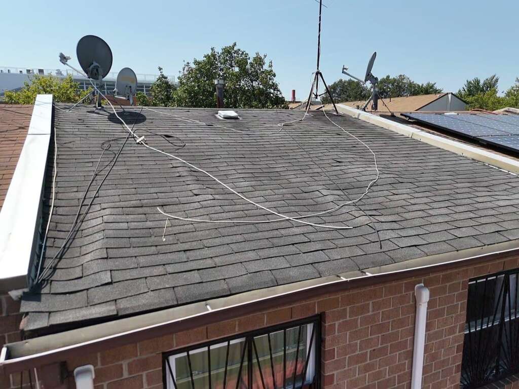 Shingle Roof Replacement & New Gutter Installation in Brownsville in Brooklyn Project Shot 2