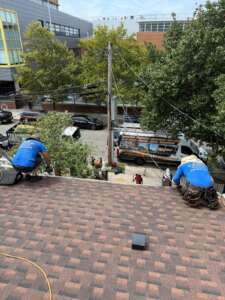 Shingle Roof Replacement & New Gutter Installation in Brownsville in Brooklyn Project Shot 4