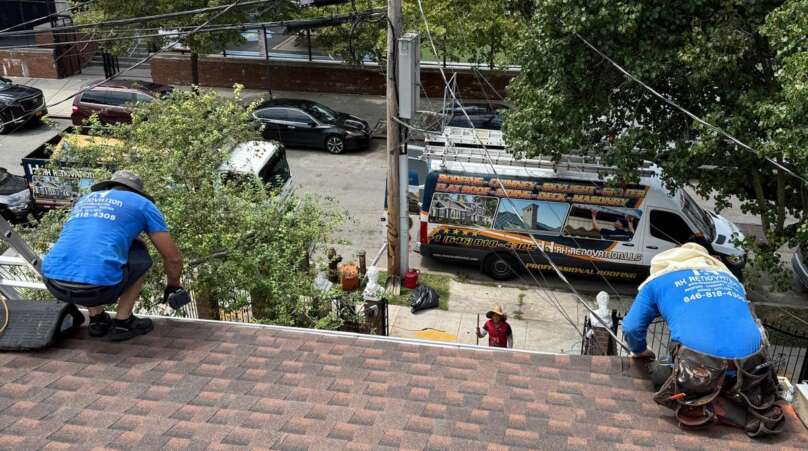Shingle Roof Replacement & New Gutter Installation in Brownsville in Brooklyn Project Shot 4