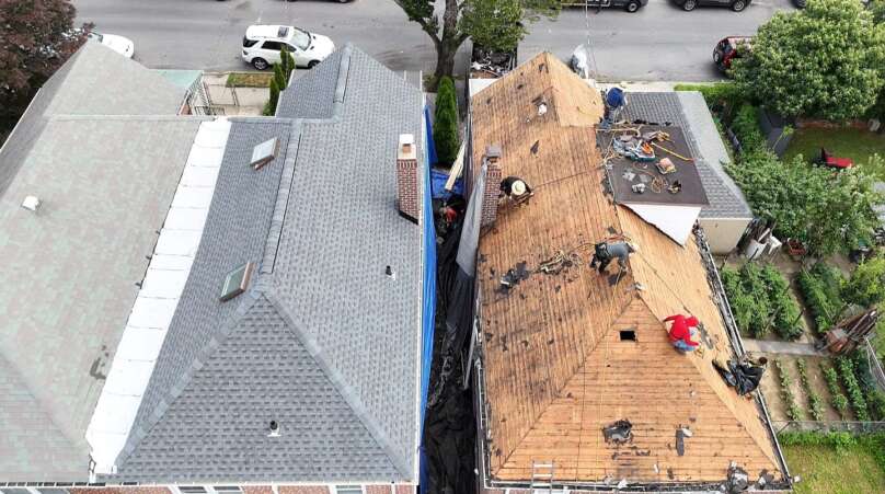 Shingle Roof, Siding and Gutter Full Service Bronx Project Shot 1