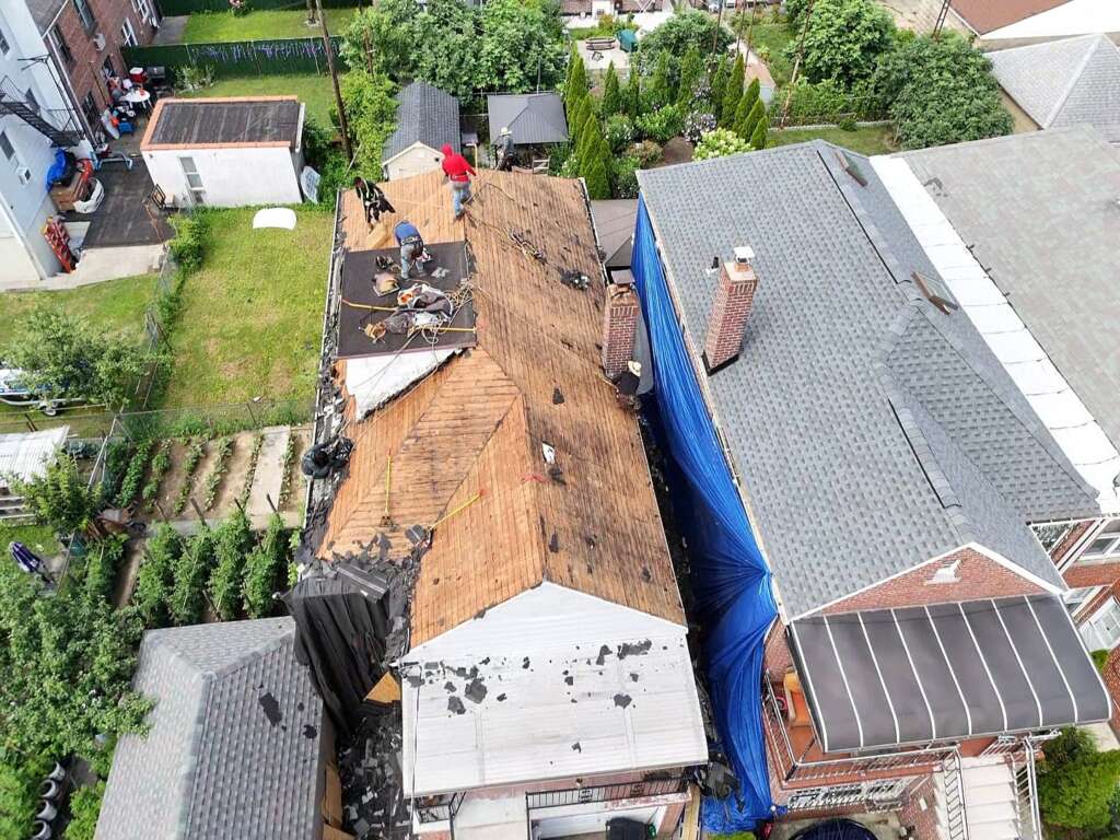 Shingle Roof, Siding and Gutter Replacement in Bronx Project Shot 4
