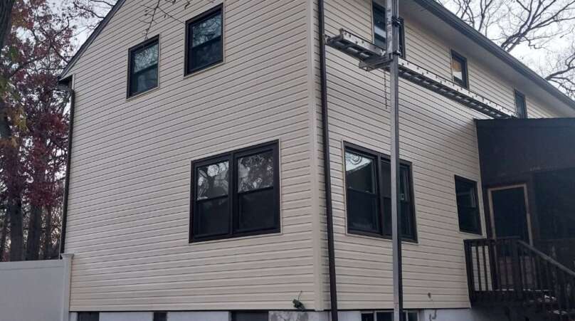 Siding and Gutter Installation in Queens NY Project Shot 1