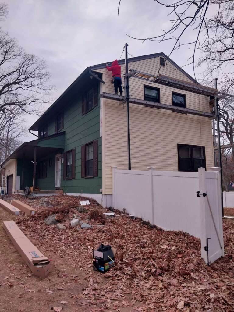 Siding and Gutter Installation in Queens NY Project Shot 3