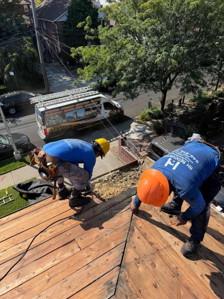 Spanish Tile Roof Replaced with New Shingle & Gutter Installation in Queens Project Shot 8